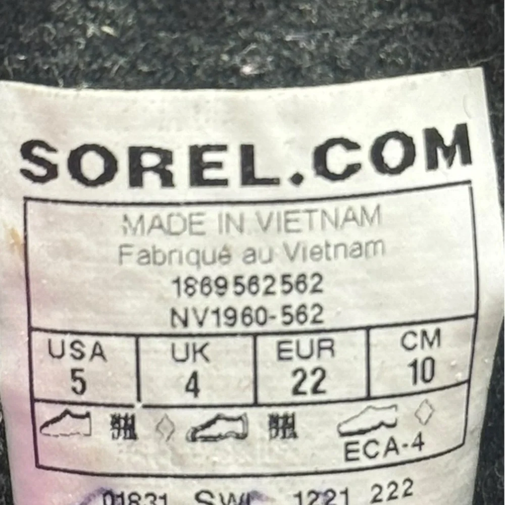 Sorel toddler Snow Commander Kids Snow Boot black/Groovy Pink US 5